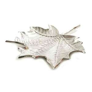 Ensemble de 2 plats de service à feuilles dorées polies, forme et taille personnalisées de dernière conception, plat à feuilles en aluminium massif - Product Image 5