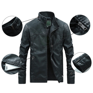 Veste en cuir véritable pour hommes, prix le plus bas, veste tendance en cuir véritable pour hommes, bricolage à la mode - Product Image 4