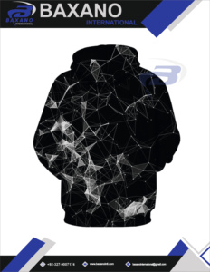 Sudadera con capucha unisex de invierno con estampado digital de red, estilo tecnológico, diseño geométrico abstracto de anime, de forro polar, a la moda. - Product Image 5