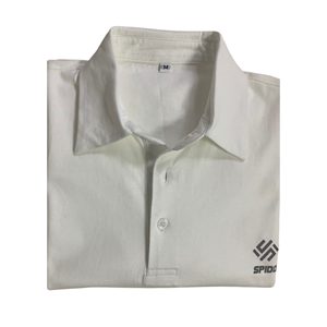 TT01-Casual-Polo de manga corta para hombre, ropa de algodón con patrón personalizado de rizo de paño ancho, de gran tamaño, OEM - Product Image 5