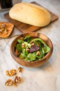 Ensaladera pequeña individual, madera de acacia, 7x7x3 pulgadas - Product Image 3