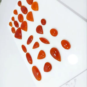 Piedra Preciosa de Cornalina Natural de la Mejor Calidad, Cabujón Suelto Liso, Piedras Preciosas en Línea para Mujer, Piedra Preciosa de Forma de Pera, Superventas - Product Image 3