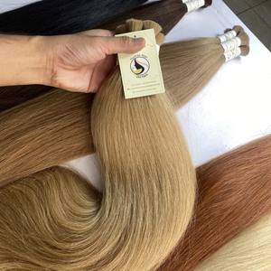 Extensions de cheveux humains vierges personnalisés en gros Super Double Drawn non traité vendeurs en vrac bruts indiens vietnamiens disponibles sur mesure - Product Image 4