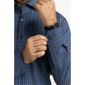 Camisas de Vestir Modernas 100% Algodón FS-CHK25-249, Camisas Casuales de Negocios a Rayas, Corte Slim, Popelina, Manga Larga, Talla 3XL - Product Image 4