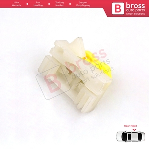 คลิปซ่อมชุดมอเตอร์กระจกหน้าต่าง BWR23 ประตูหลังขวา สำหรับ Meriva MK1 A X03 ปี 2003-2010 93362664 - Product Image 3