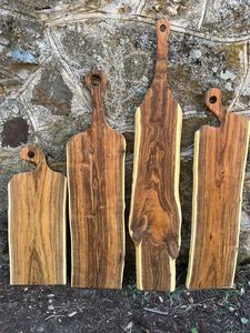 เขียงไม้ไผ่ขนาดใหญ่พิเศษอย่างเป็นธรรมชาติเขียงไม้สำหรับสับอาหารผักและอาหาร - Product Image 6