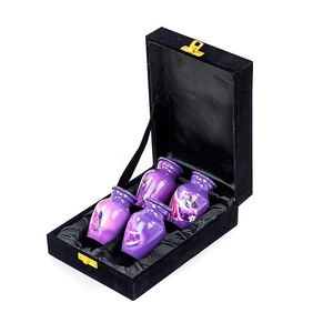 Urnes funéraires personnalisées en aluminium de haute qualité de style européen pour le stockage des cendres humaines - Product Image 2