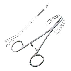 Portaagujas Manual HEGAR-BAUMGARTNER de 14 cm, Acero Inoxidable TC, Calidad Premium, Uso en Cirugía General, Certificado CE Clase I, 1 Año de Garantía - Product Image 2