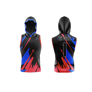 เสื้อฮู้ดฟุตบอล 7 คน แบบพิมพ์ลาย 3 มิติ พร้อมเสื้อกล้ามรัดรูป ชุดยูนิฟอร์ม 7v7 สกรีนโลโก้ทีมได้ตามสั่ง - Product Image 3