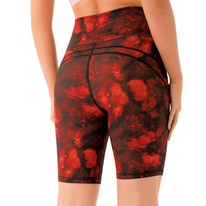 Pantalones Deportivos de Ciclismo para Mujer, de Secado Rápido, Ecológicos, Bordados Personalizados, de Cintura Media, Ajuste Regular, de Poliéster/Spandex, Fabricación en Fábrica - Product Image 2