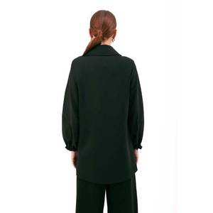 Sporty Waterproof <b>Zip</b>-<b>Up</b> <b>Jacket</b> with Elasticated Cuffs PU & Spandex - Product Image 5