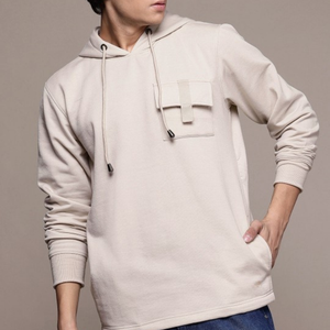 Sweat-shirt à capuche de luxe pour hommes Pull de tous les jours en coton polaire Impression numérique perlée Fabricant en vrac OEM Streetwear - Product Image 1