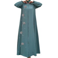 Nouvelle collection tendance de kimonos abayas scintillants, meilleure qualité, respirants, couleur unie, matière personnalisable