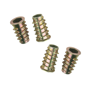 Prix de gros en acier inoxydable hexagone fileté Insert écrous meubles vis écrou bois connecteur pour l'exploitation minière Made Vietnam - Product Image 3