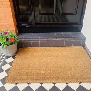 Alfombrillas de fibra de coco natural: La opción ecológica para su puerta delantera que también es fácil de limpiar y mantener - Product Image 3