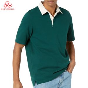OEM Summer Polo Collar Short-Sleeved Classic Cotton T Shirts <b>Sweater</b> With Embroidery Button Knitwear for Men - Product Image 1