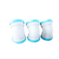 Raccord coudé De160 en PEHD à emboîtement rapide 45 degrés pour conduit d'air frais, connecteur de tuyau de ventilation rapide pour système de ventilation domestique