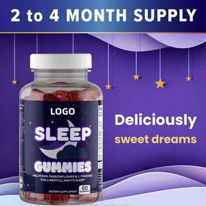 OEM Private Label Vegan Melatonin Gummies Promoting Relaxation And Sleep Improvement Memory And Sleep Enhancer For Adults