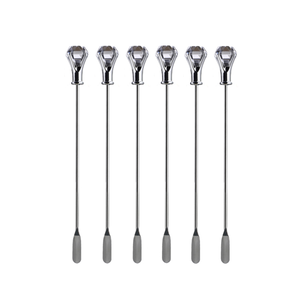 Custom Brass Cocktail Bar Supplies Stainless Steel Cocktail <b>Spoon</b> Wine Accessories cocktail stirrer Gift Set - Product Image 3