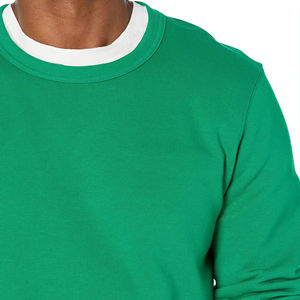 <b>Trendy</b> Elastic Cuff Streetwear <b>Hoodies</b> with Hidden Pocket Relaxed Fit Breathable Comfortable Minimalist Soft Cotton Sweatshirt - Product Image 6