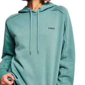 Plain Oversized Custom Logo Design Embroidery Printed Women Tracksuits Pullover Fleece Material Quick Dry Woman Winter Tracksuit - Product Image 3