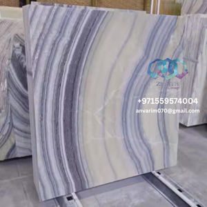 แผ่นหินอ่อนโอนิกซ์ขัดเงาหลากสีแผ่นผนังตกแต่งสำหรับการตกแต่งภายในสำหรับ USA UAE ซาอุดิอาระเบีย - Product Image 6