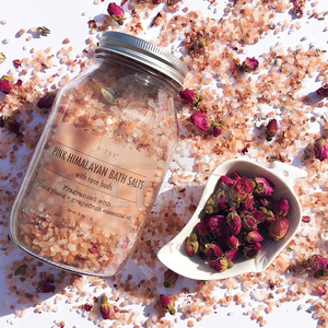 Exfoliante corporal de sal rosa del Himalaya 100%, exfoliante Natural con aceites esenciales para pieles brillantes de Pakistán - Product Image 5