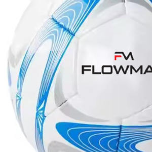 Flowmax ลูกฟุตบอล5กาตาร์ทำจากหนัง PU วัสดุฟุตบอลสวมใส่ยากและเย็บสำหรับกีฬากลางแจ้งในร่มขนาดผู้ใหญ่ - Product Image 4