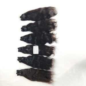 Extensiones de Cabello Indio Remy 100% Naturales, Onduladas y Sedosas, sin Procesamiento Químico, con Cutícula Alineada, Venta al Por Mayor - Product Image 4