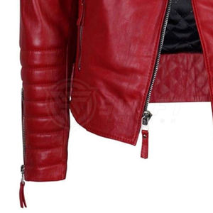 Nouvelle mode pour hommes Veste en cuir Veste en cuir coupe-vent Veste en cuir pour hommes de couleur unie - Product Image 5