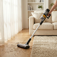 Aspirateur balai sans fil auto-vidant avec collecte automatique de poussière, aspiration puissante pour le nettoyage des sols, des tapis et des poils à la maison