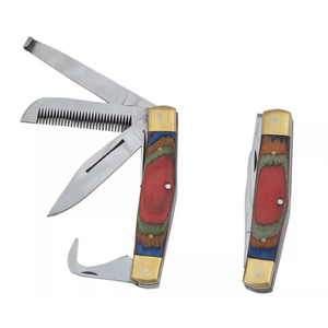 Kit de Instrumentos Quirúrgicos Veterinarios Multiusos Todo en Uno, Herramienta para Cascos de Caballos, Peine, Cuchillo para el Cuidado de Mascotas, Estuche de Transporte Incluido - Product Image 5