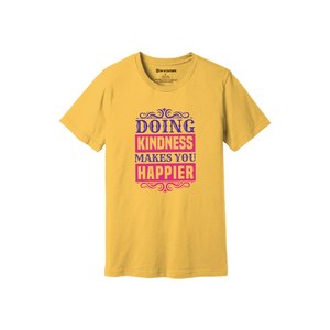 เสื้อยืดผ้าฝ้าย 100% พิมพ์ลายธีมความเมตตา น้ำหนัก 160-180 GSM มี 12 สีให้เลือก  รับออกแบบลายและตำแหน่งได้ตามต้องการ - Product Image 6