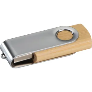 Chiavetta USB in Bambù Personalizzata per Uso Promozionale - Product Image 3