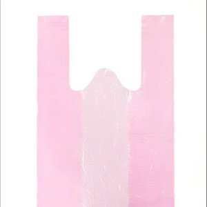 Compras Imprimir Camisetas Bolsas de plástico Bolsa personalizada Supermercado HDPE Chaleco Portador para la venta hecho en VIETNAM - Product Image 1