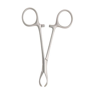 Pinzas para Esponjas Foerster de 5 Pulgadas, Rectas y Dentadas, Instrumentos Quirúrgicos Veterinarios, Pinzas Desechables para Sujetar Esponjas de SurgiRight - Product Image 4