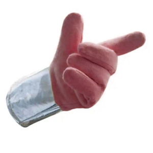 Gants de soudage en cuir aluminisé de qualité supérieure anti-chaleur en cuir fendu pour une sécurité améliorée du soudeur - Product Image 4