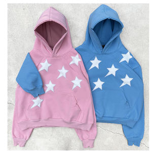 Fabricant de vêtements de rue vierge unisexe poids lourd pour hommes oversize personnalisé délavé à l'acide 100% coton brodé - Product Image 1