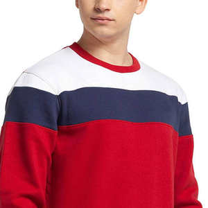 Precio al por mayor de algodón liso personalizado en blanco hombres sudaderas invierno de moda hombres pulóver sudaderas - Product Image 6