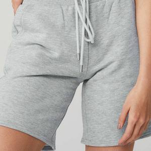 Women's High-Waist Cotton Jogger Shorts-Breathable Summer Casual Sport Sweat <b>Drawstring</b> Pocket Custom Logo Print High Street - Product Image 3