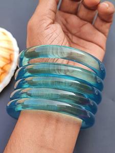 Nouveauté Bracelet large en résine acrylique Design de niche Bracelet large rétro tendance Bracelet en ambre Bijoux pour femmes - Product Image 5