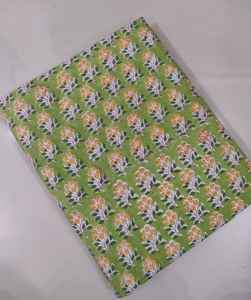 Bloc de main respirant imprimé 100% coton tissu fabriqué à la main Jaipur patrimoine traditionnel écologique bloc imprimé coton tissu - Product Image 2