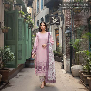 Nuevo Salwar Kameez Khaddar de Alta Calidad de 3 Piezas - Colección de Invierno de Secado Rápido y Estilo Versátil para Cada Ocasión 2025 - Product Image 2