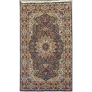 Alfombra persa de Kerman única en su tipo, de 10'2 x 6'8 - Product Image 1