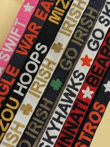 Bolsos cruzados de alta demanda con cuentas para hermandades universitarias, accesorios para el día de partido universitario, correas para bolsos de animación, hermandades - Product Image 6