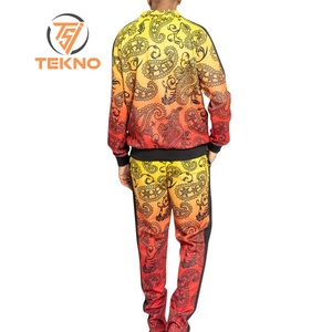 Chándal de sublimación para hombre con tejido suave estampado vibrante perfecto para deportes de gimnasio y ropa casual que ofrece comodidad y estilo - Product Image 2