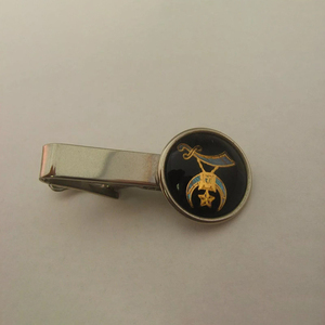 Conjunto de camisa de traje de moda hecho en fábrica, caja de marca para hombre, corbata masónica, gemelos de acero inoxidable personalizados y Clip de corbata de avión ronpex - Product Image 2