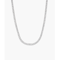 สร้อยคอเทนนิสแซฟไฟร์ปลูกในแล็บสร้อยคอคริสตัลหรูหรา - Product Image 5
