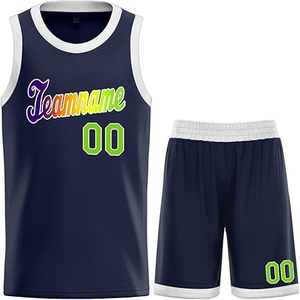 Maillots de basket-ball grande taille pour hommes sur mesure respirant séchage rapide polyester maille hauts de sport sans manches sublimation uniforme - Product Image 3