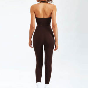 Último diseño de alta calidad de las mujeres Yoga Set Venta al por mayor de las mujeres Yoga Set Nuevo estilo de las mujeres Yoga Set - Product Image 5